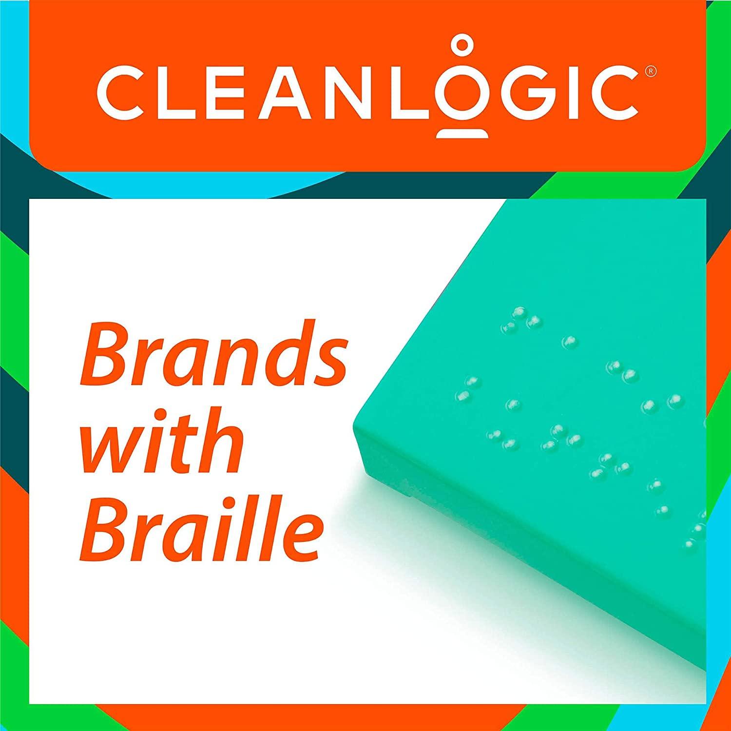 Clean Logic Exfoliating Bath & Shower Gloves, 1 Pair, 1 ea