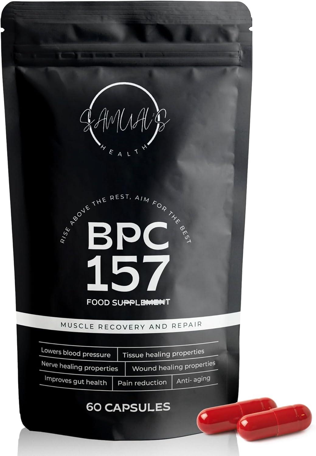 Samual's BPC 157 Peptide Muscle Recovery - 60 Capsules | Buy Now with  Express International Delivery | GoSupps.com