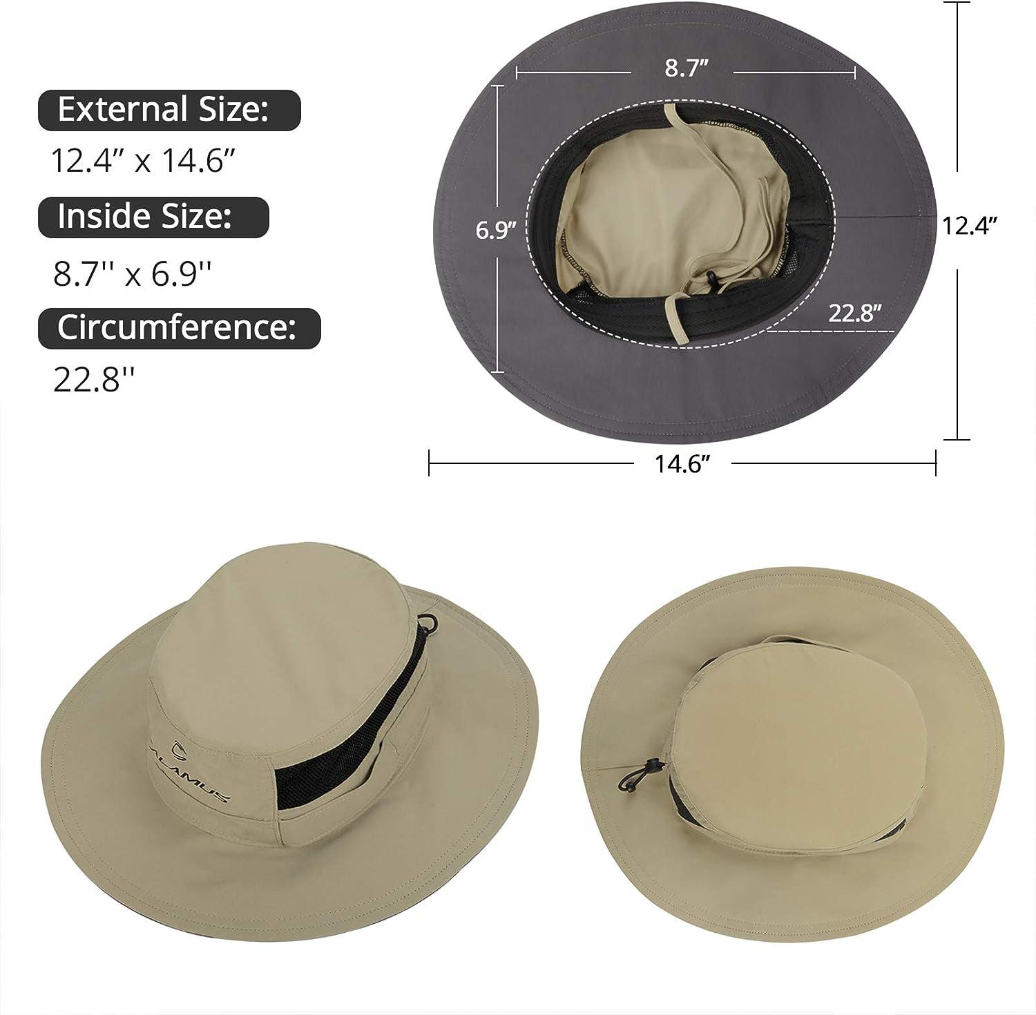 Calamus UPF 50 Boonie Sun Hat Sun Protection Hat, Fishing Hat, Hunting Hat  Khaki