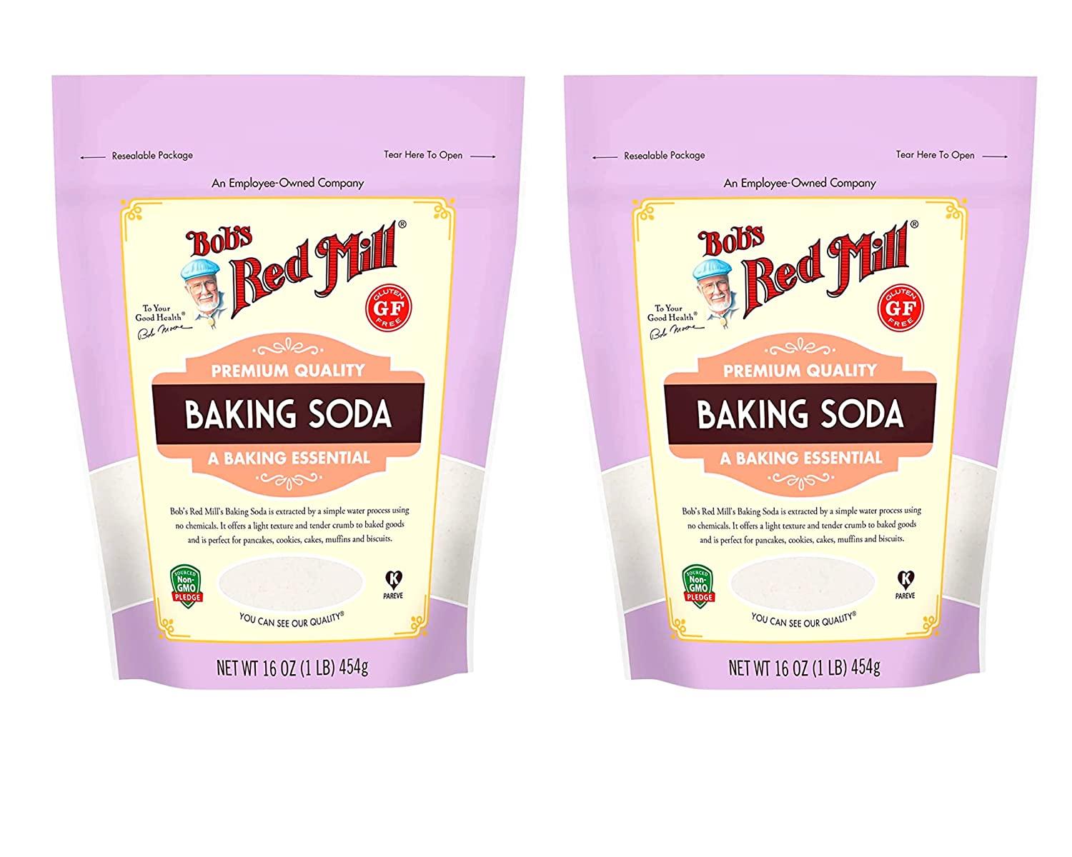 Gluten Free Baking Soda Bundle. Bundle Includes Two (2) Bob's Red Mill