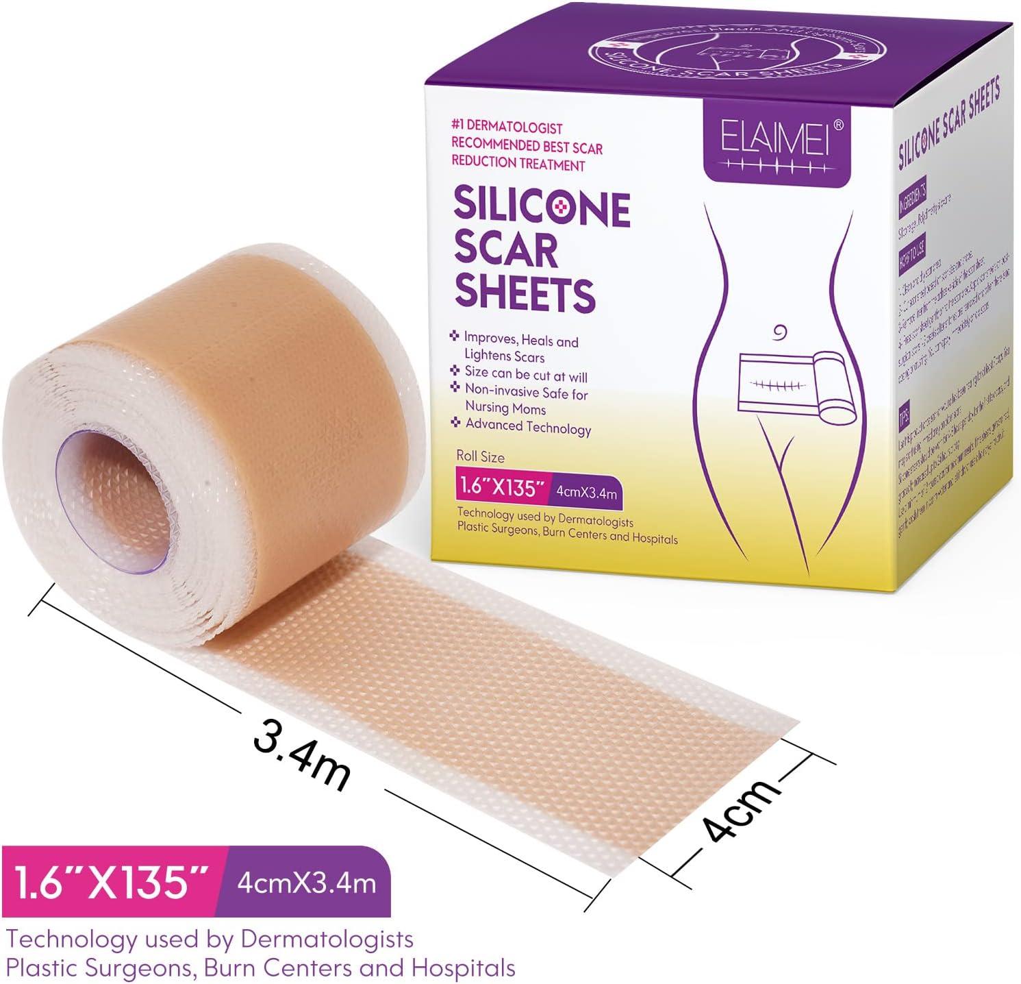 Scar Away Silicone Scar Sheets Medical Grade Tape for Scar Healing