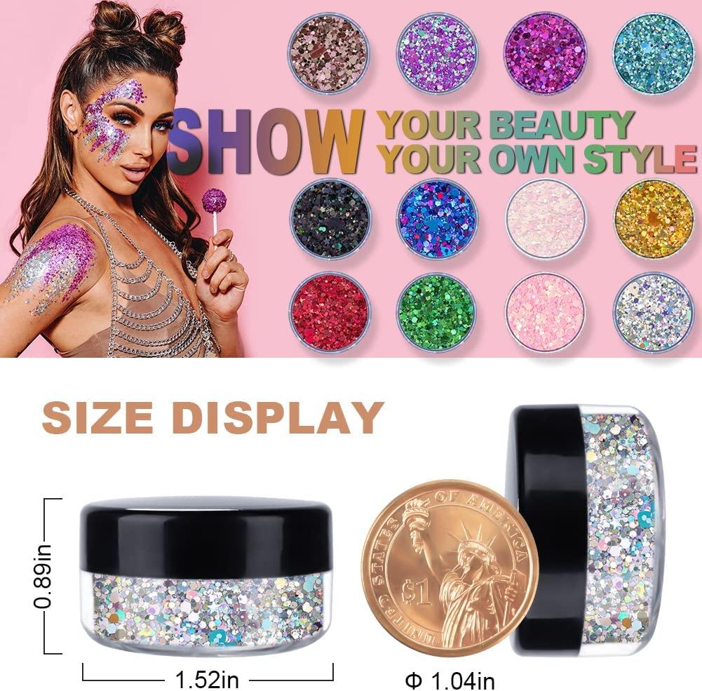 Glitter Gel 12 Ml Multi Make Up Unisex 12ml
