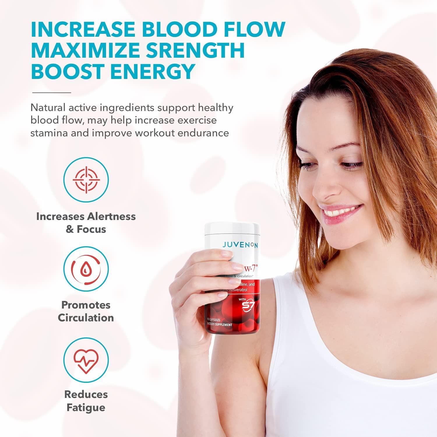 Nitric Oxide Blood Flow7 Nitric Oxide Supplement with L Arginine and