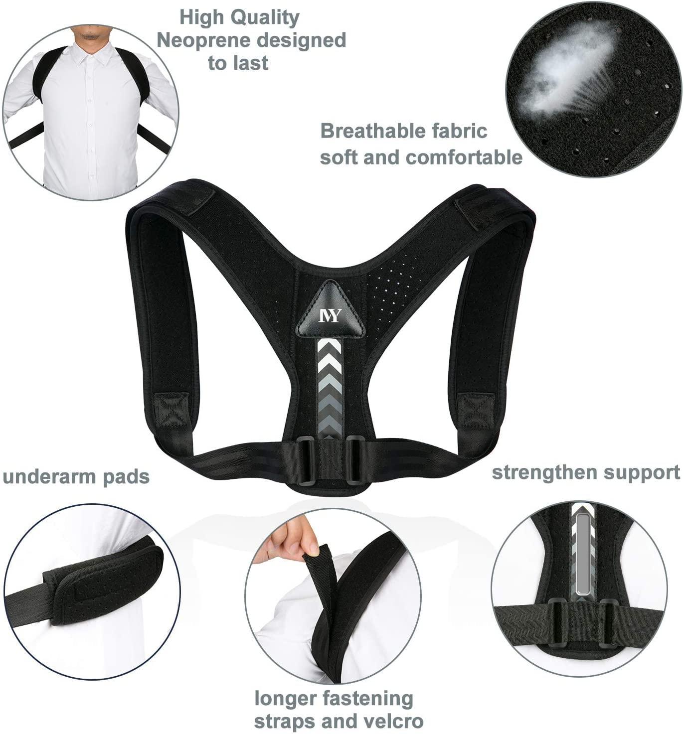 Posture Corrector Upper Back Brace Neck Shoulder Back Support