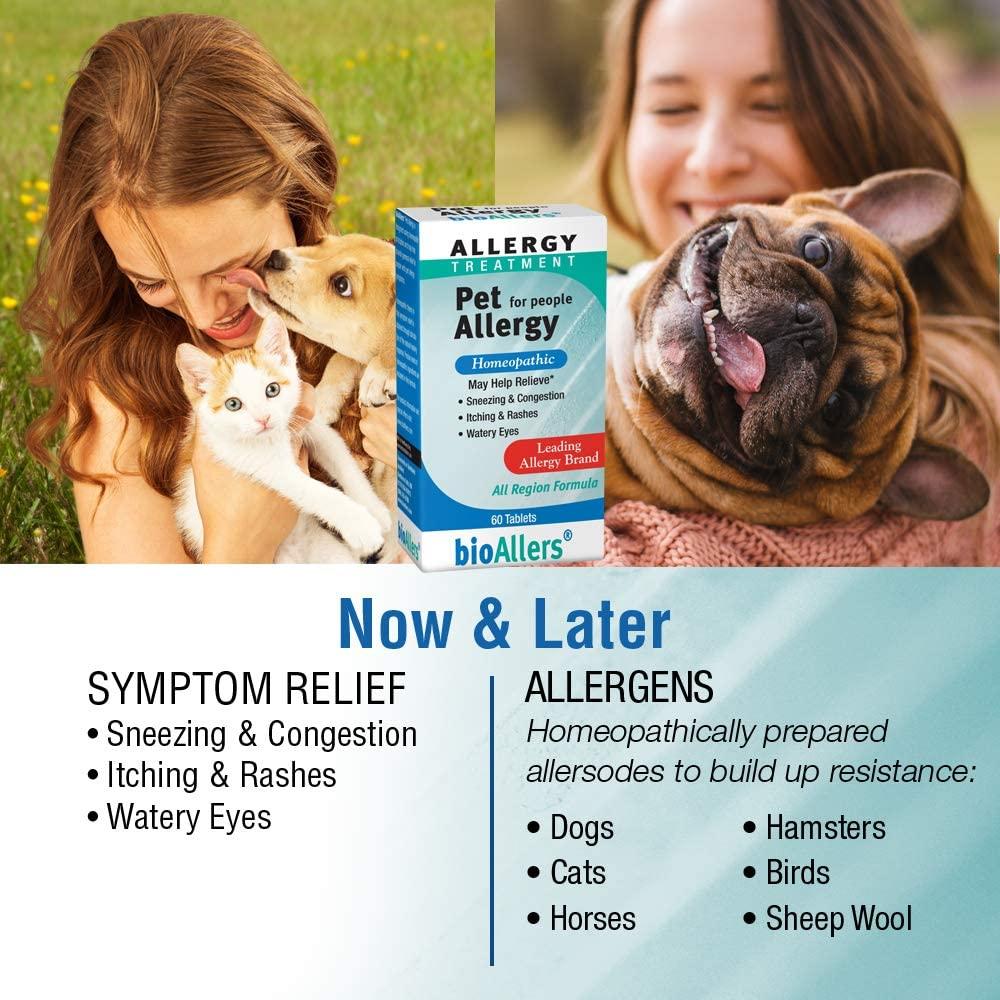 Pet Allergy Relief NatraBio 60 Tablets for Allergies in Dogs & Cats