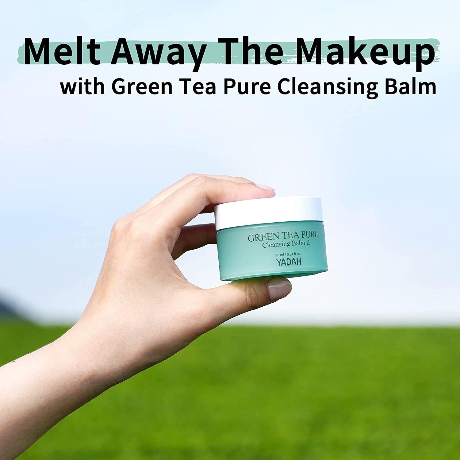 Yadah Green Tea Cleansing Balm 2 Mini (25ml) Gentle Makeup Remover