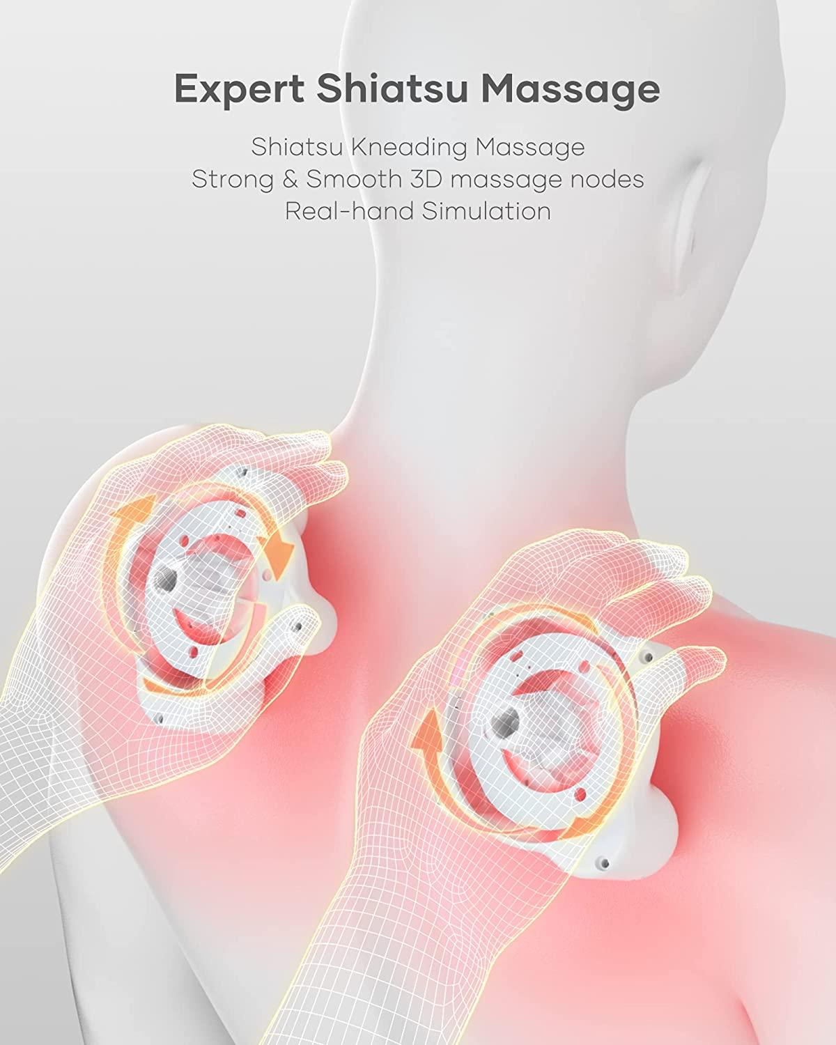 Shiatsu Back Neck Shoulder Massager Simulate Human Hand Grasping