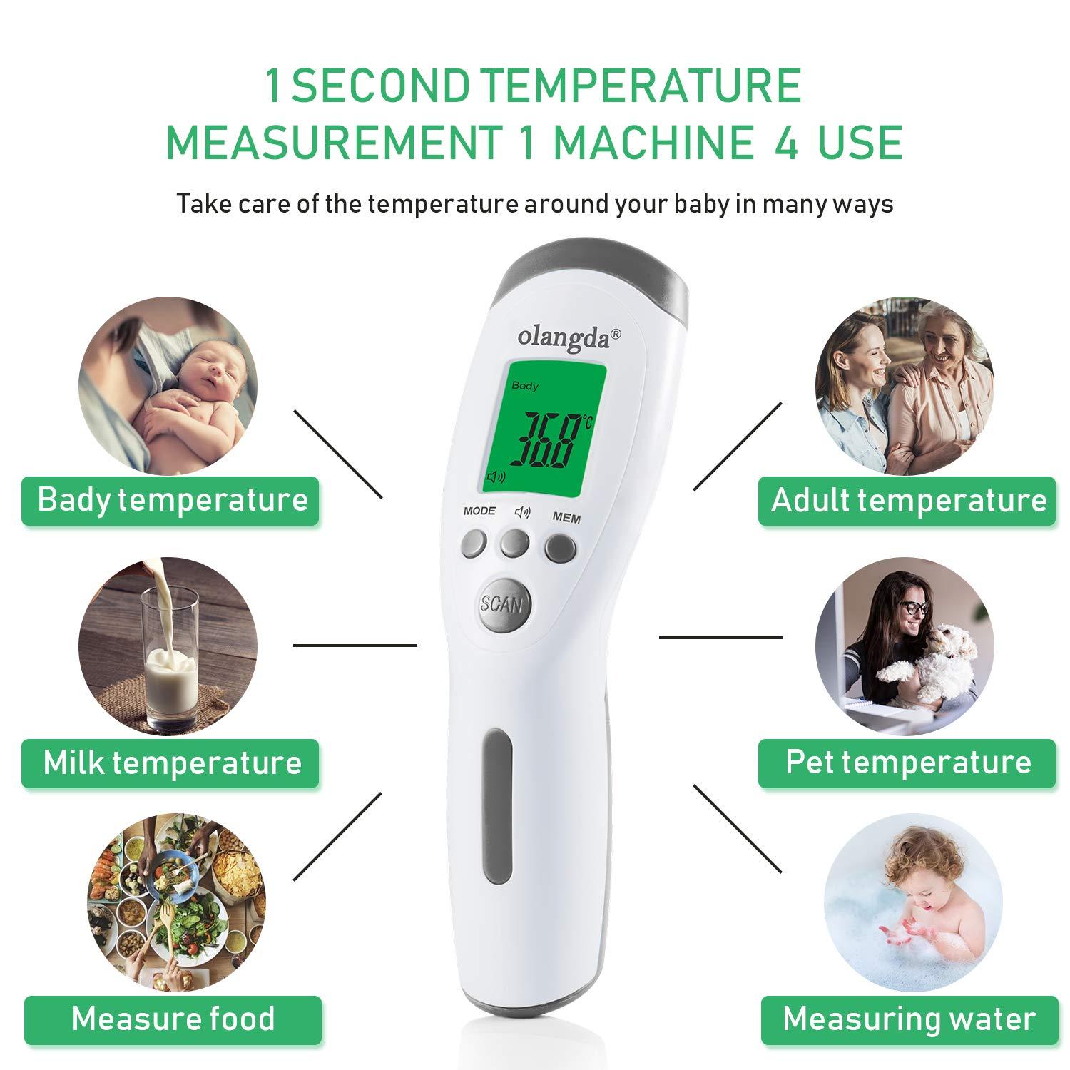 Thermometers for Adults and Baby, Digital Thermometer, NonContact