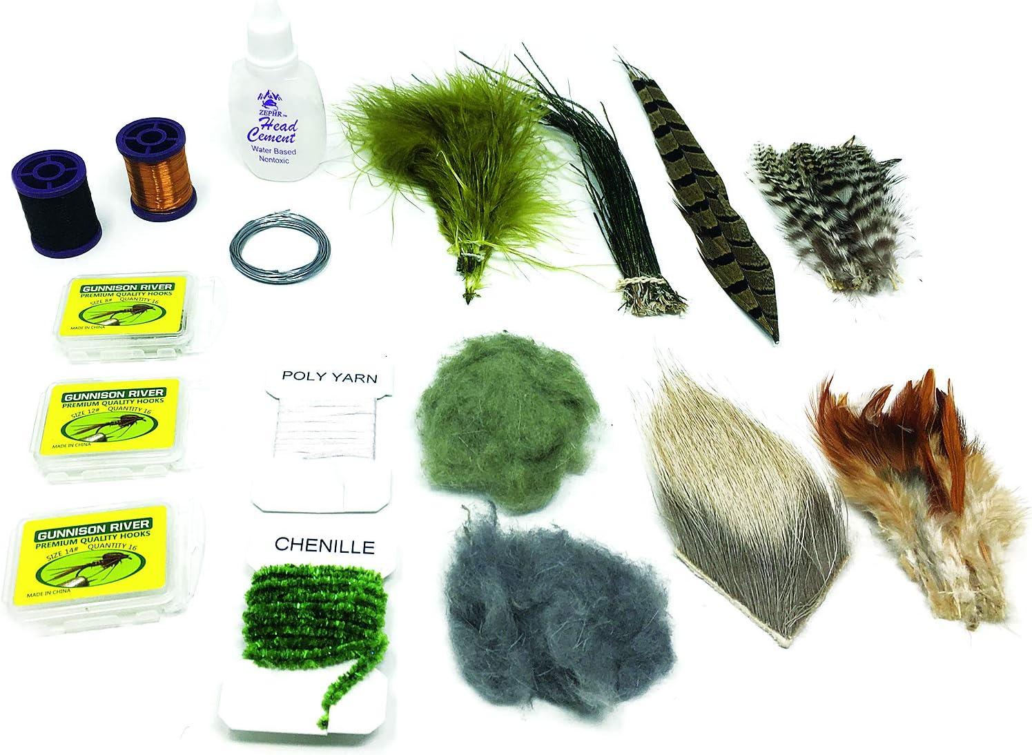 Colorado Anglers Z797 Wooden Fly Tying Standard Tool Kit Fly