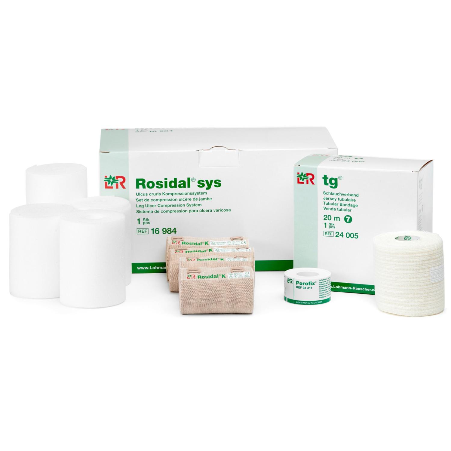Lohmann & Rauscher Rosidal Sys Short Stretch Compression System, Full Bandaging Kit for Venous