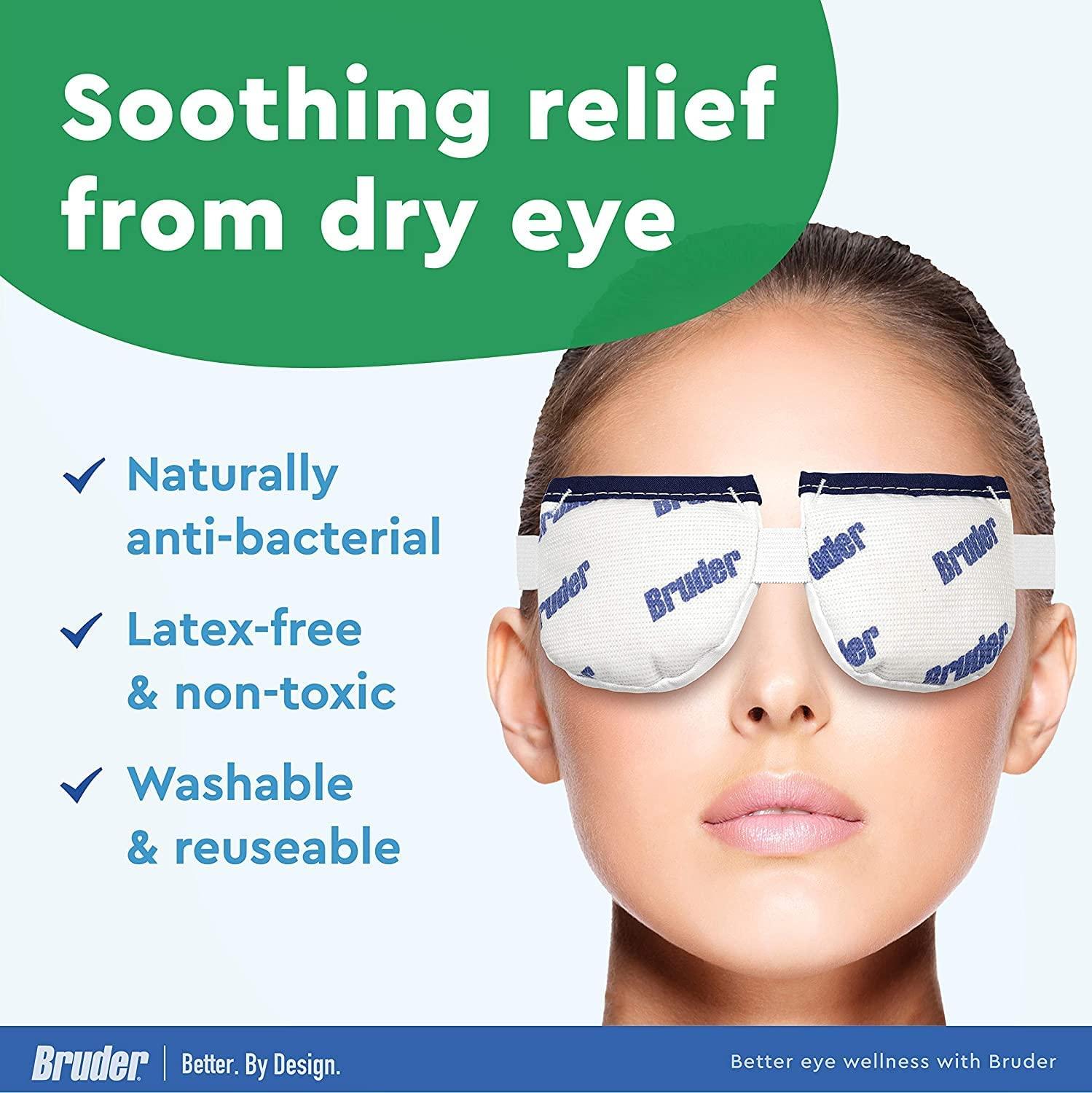 Bruder Moist Heat Eye Compress Fast Acting Relief for Dry Eye