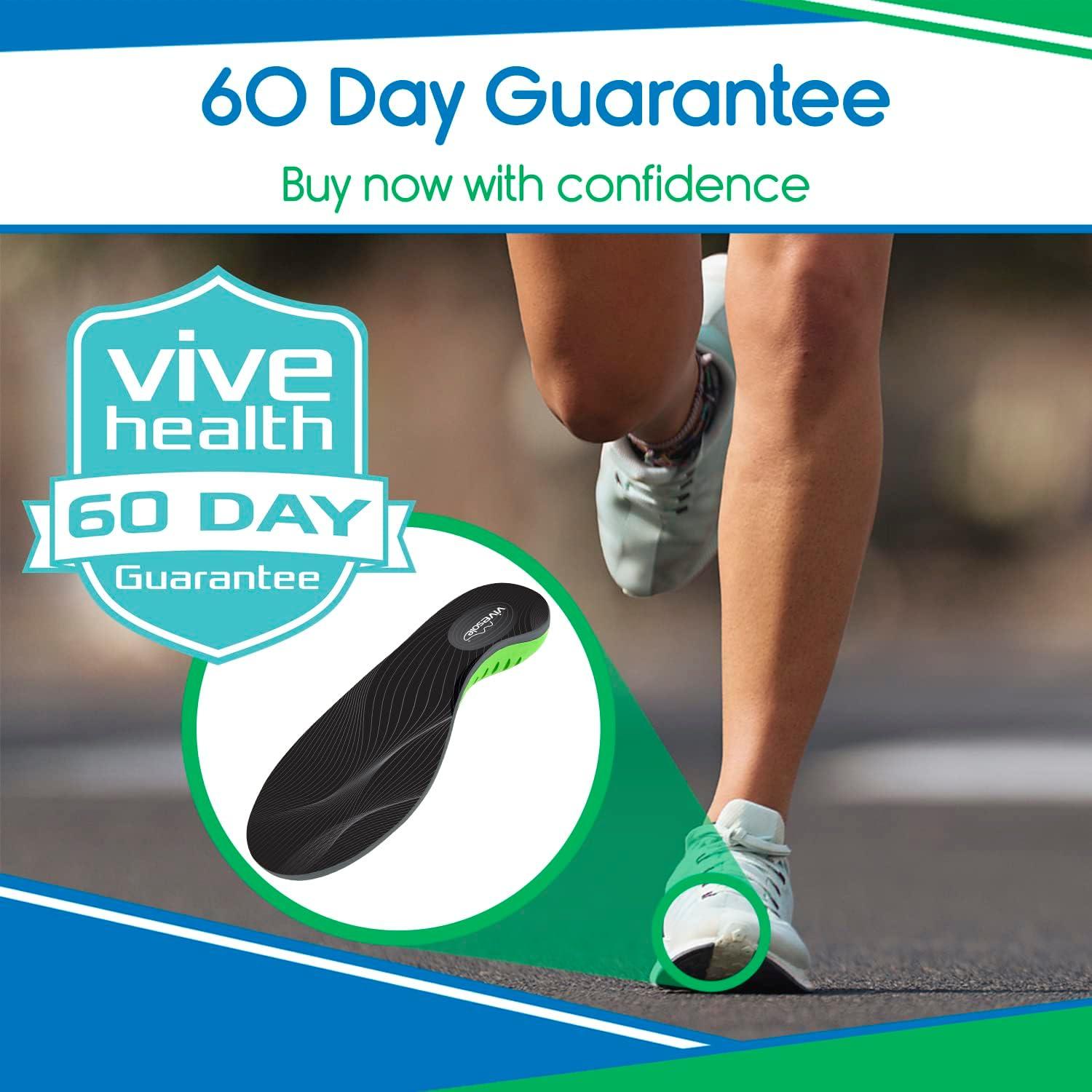 ViveSole Heavy Duty Gel Insoles - Arch Support Shoe Insert for