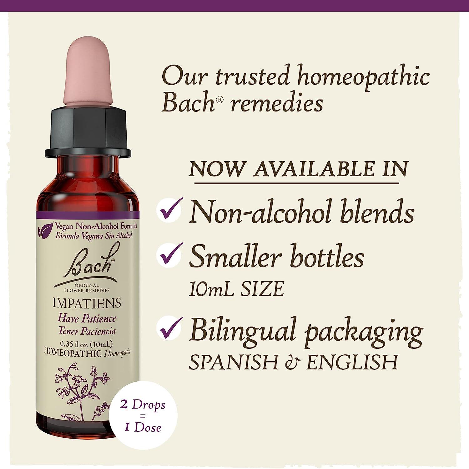 Bach Original Flower Remedies, Impatiens for Patience (NonAlcohol