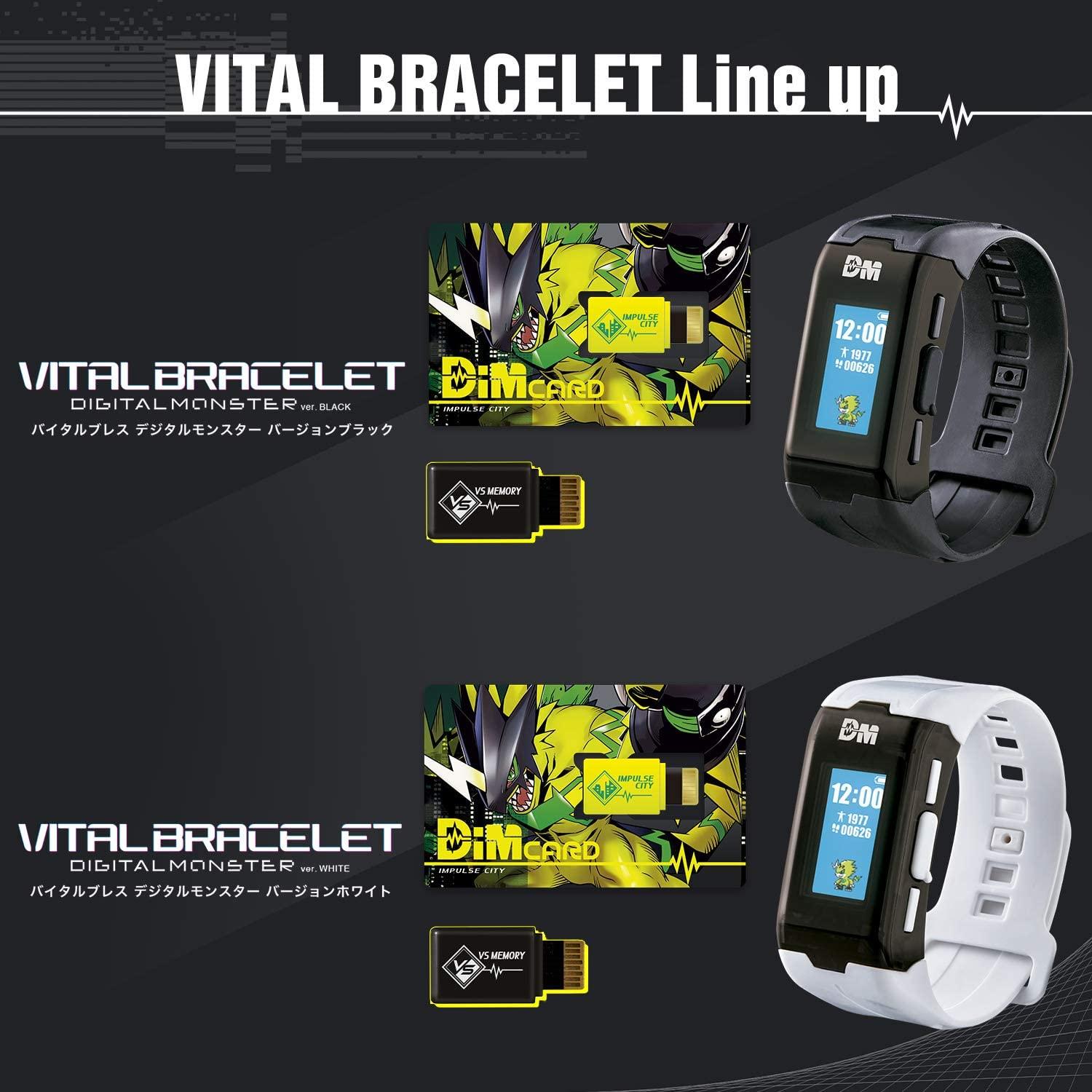 DIGIMON Vital Bracelet | Interactive Fitness Tracker & Virtual Pet