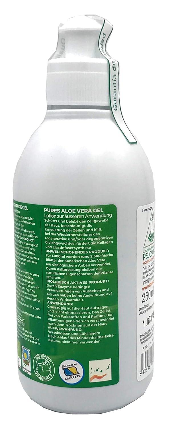 Buy Aloveria Pure Aloe Gel 99.6% - Cold Pressed from Gran Canaria | 2 Pack  Natural Skin Care & Hydration | Buy Now with Express International Delivery  | GoSupps.com