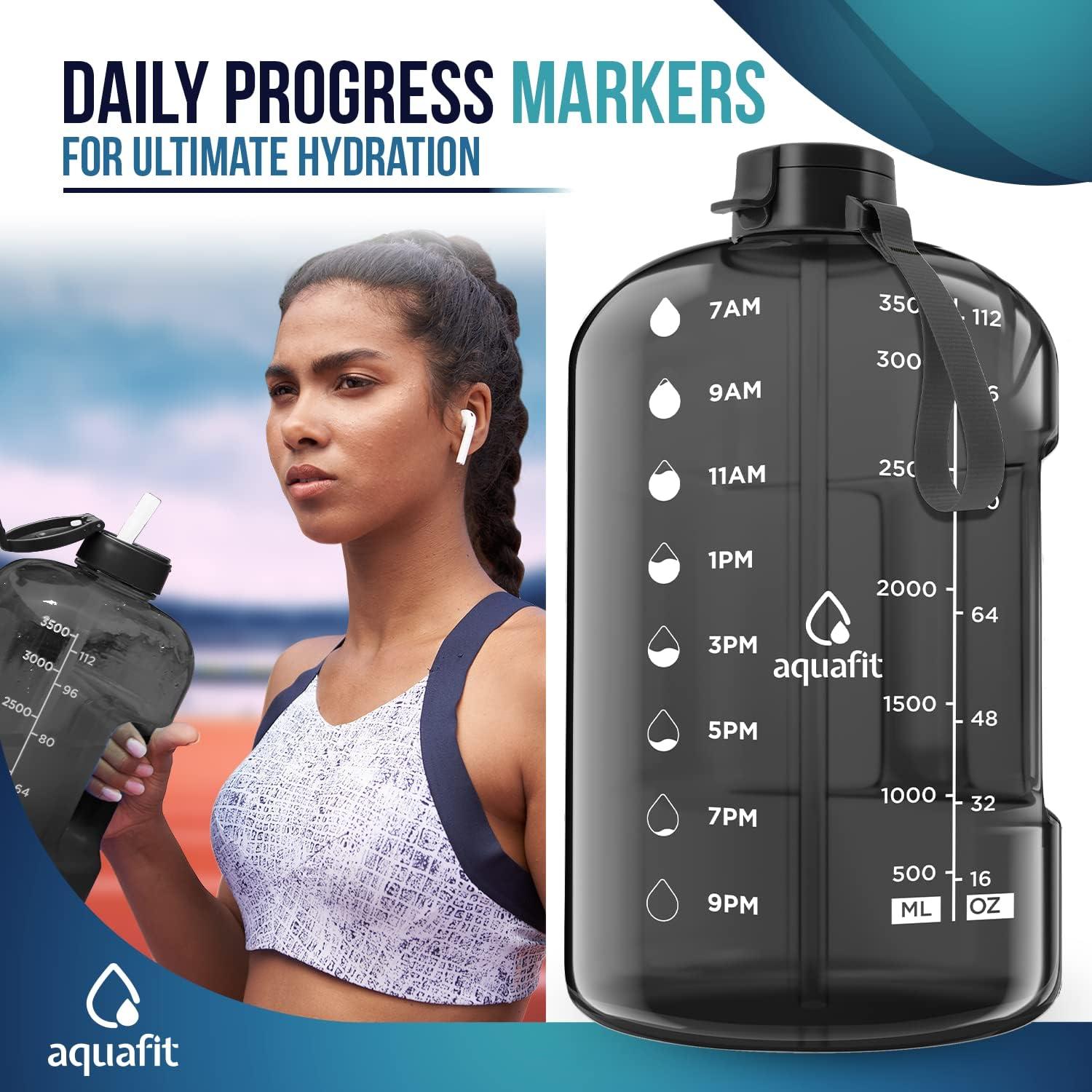 Drinking Water Gallon 1 Gallon Motivational Water Bottle With Time Marker &  Straw - BPA-Free Sport Drink Bottle For Kids & Teens 1 Gal. Water Bottle  Insulated