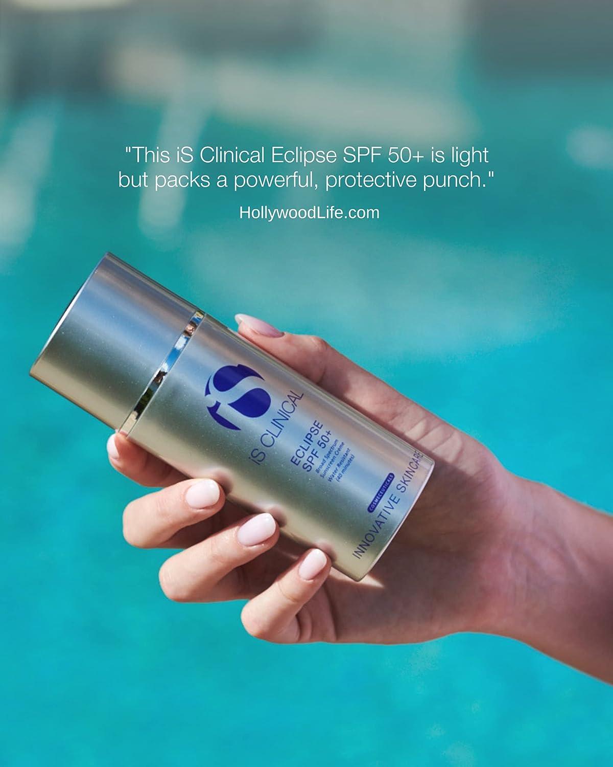 iS CLINICAL Eclipse SPF 50+ Sunscreen Zinc Oxide tinted sunscreen ultra