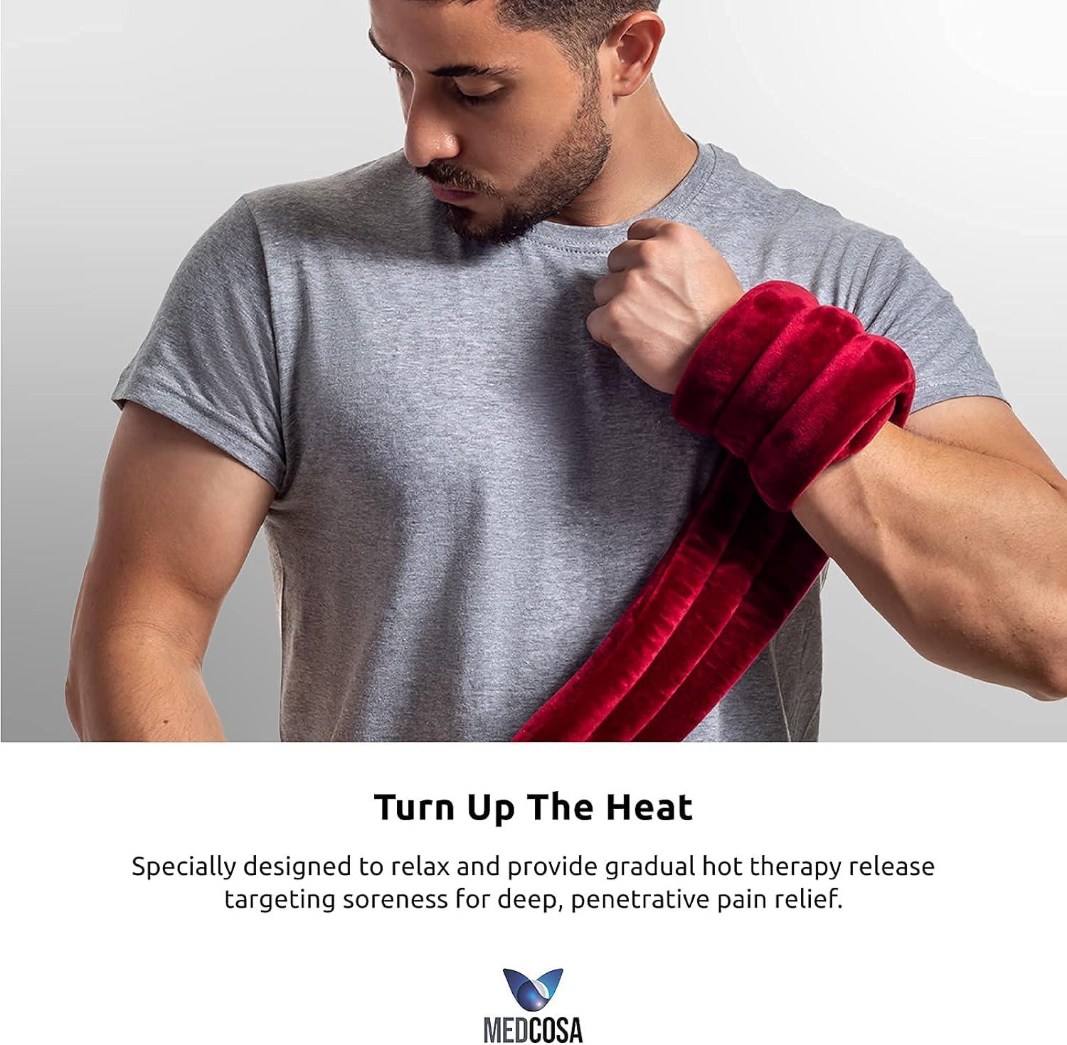 Medcosa Microwavable Heated Neck Pack Multipurpose Heating Pad for