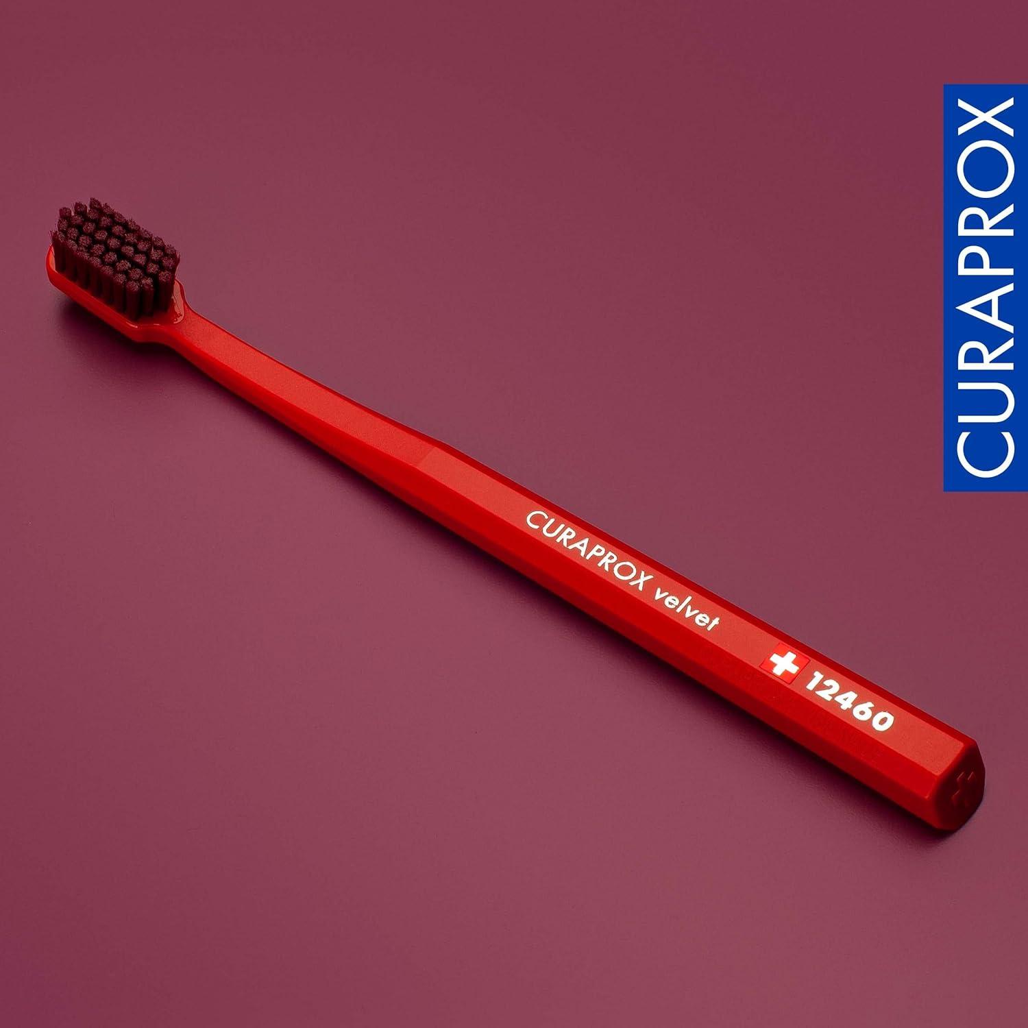 Curaprox CS 12460 Velvet Toothbrush - Ultra Soft Hand Toothbrush