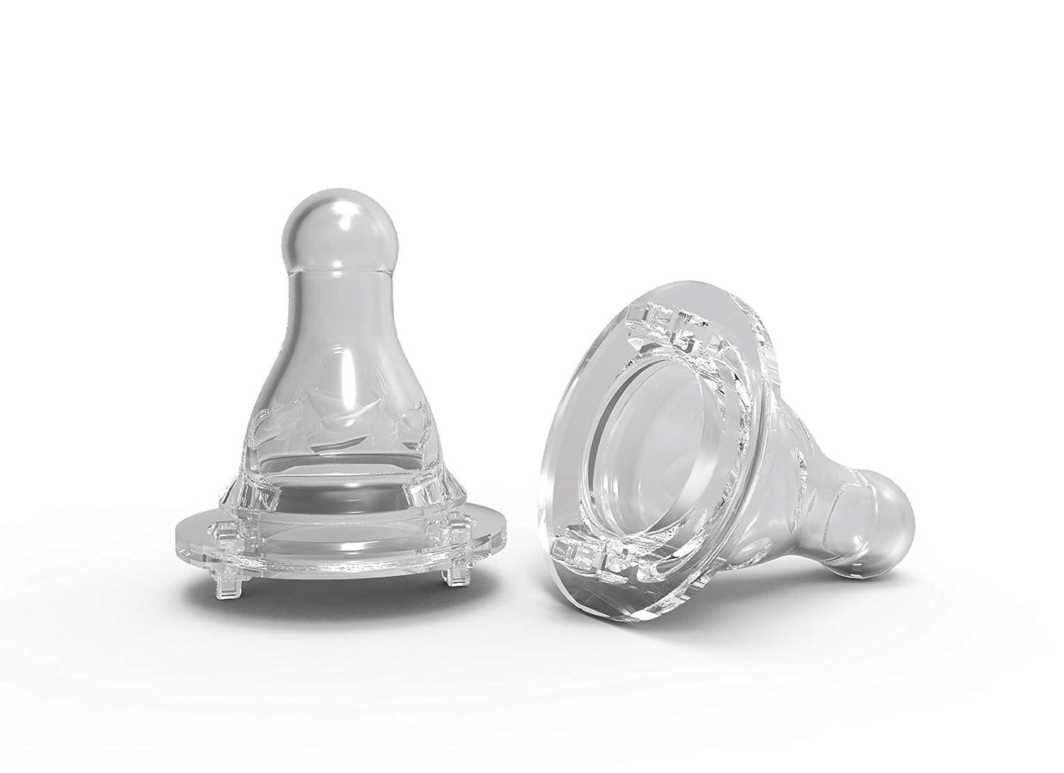 Avima Baby Silicone Nipples for Standard Neck Bottles Fast Flow 6