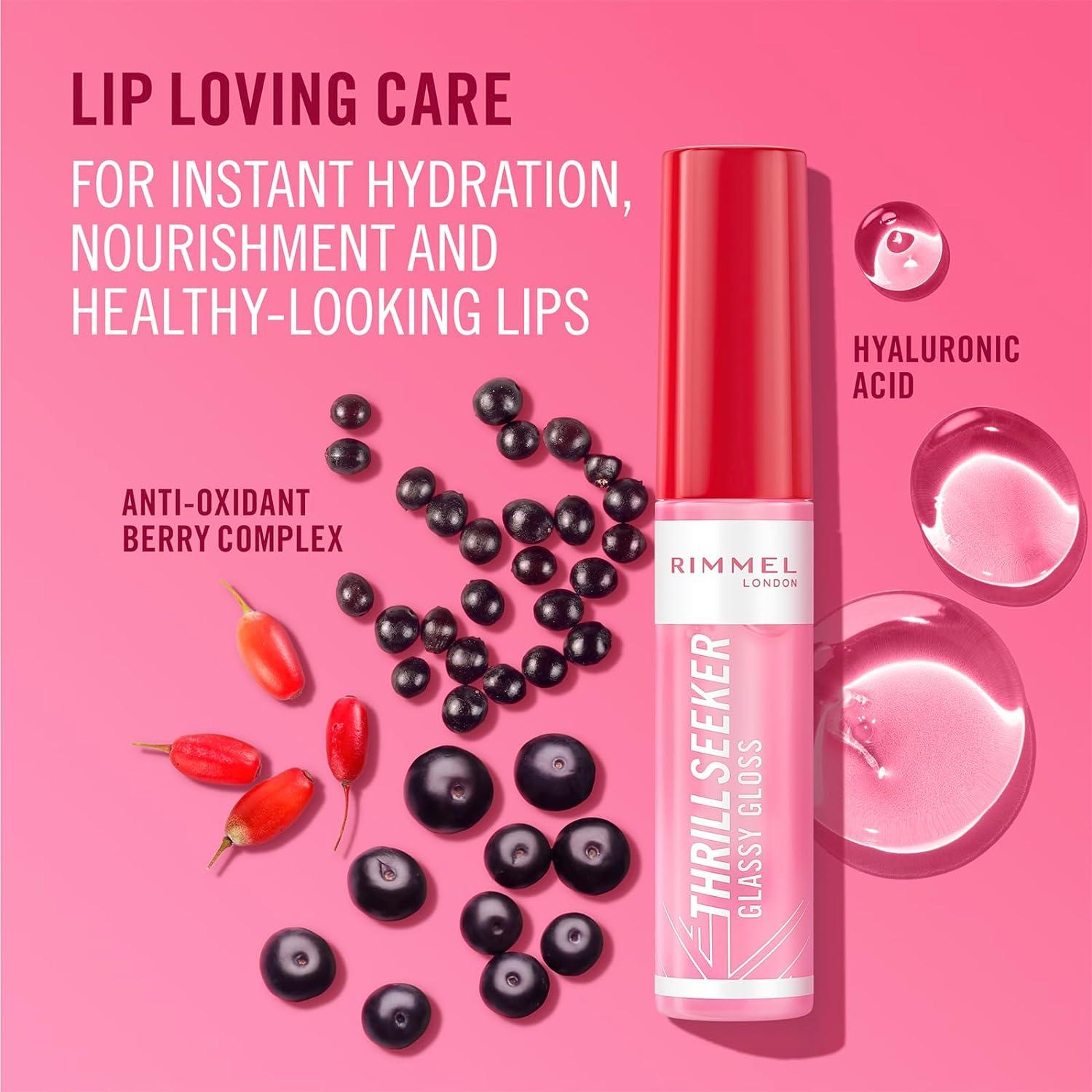 Rimmel London Thrill Seeker Pink Candy Lip Gloss Glassy Gloss