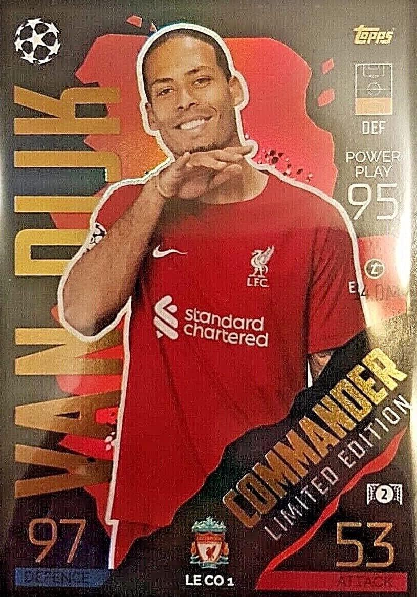 2022 2023 Topps COMMANDERS UEFA Champions League Match Attax Soccer