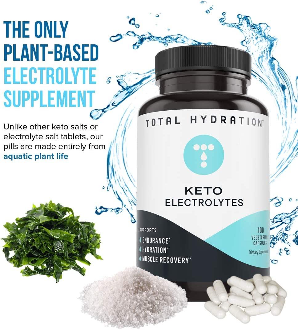 Total Hydration Keto Electrolyte (100ct) Electrolyte Pills for
