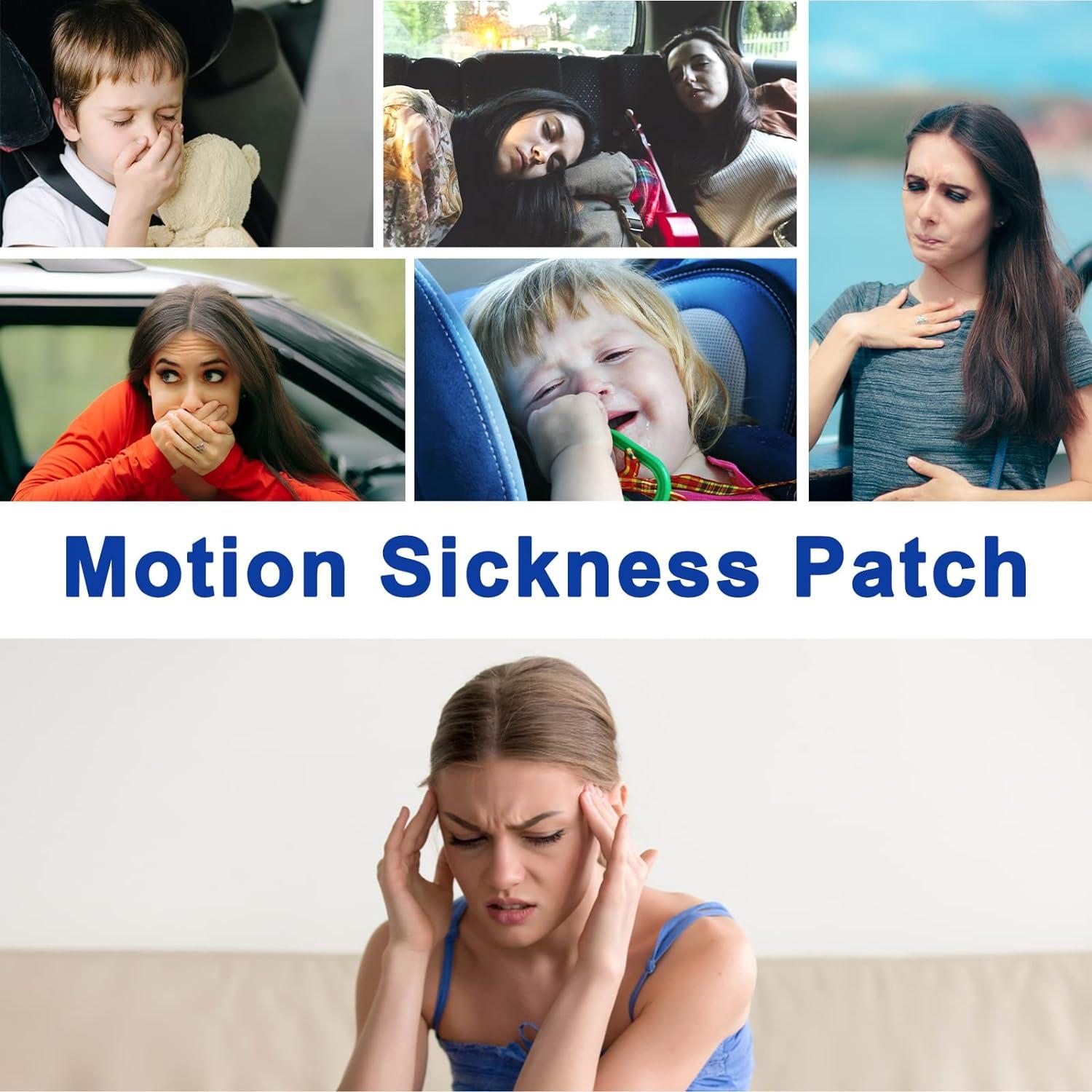 36 Pieces Motion Sickness Patches Sea Sickness Patch for Cruise Motion