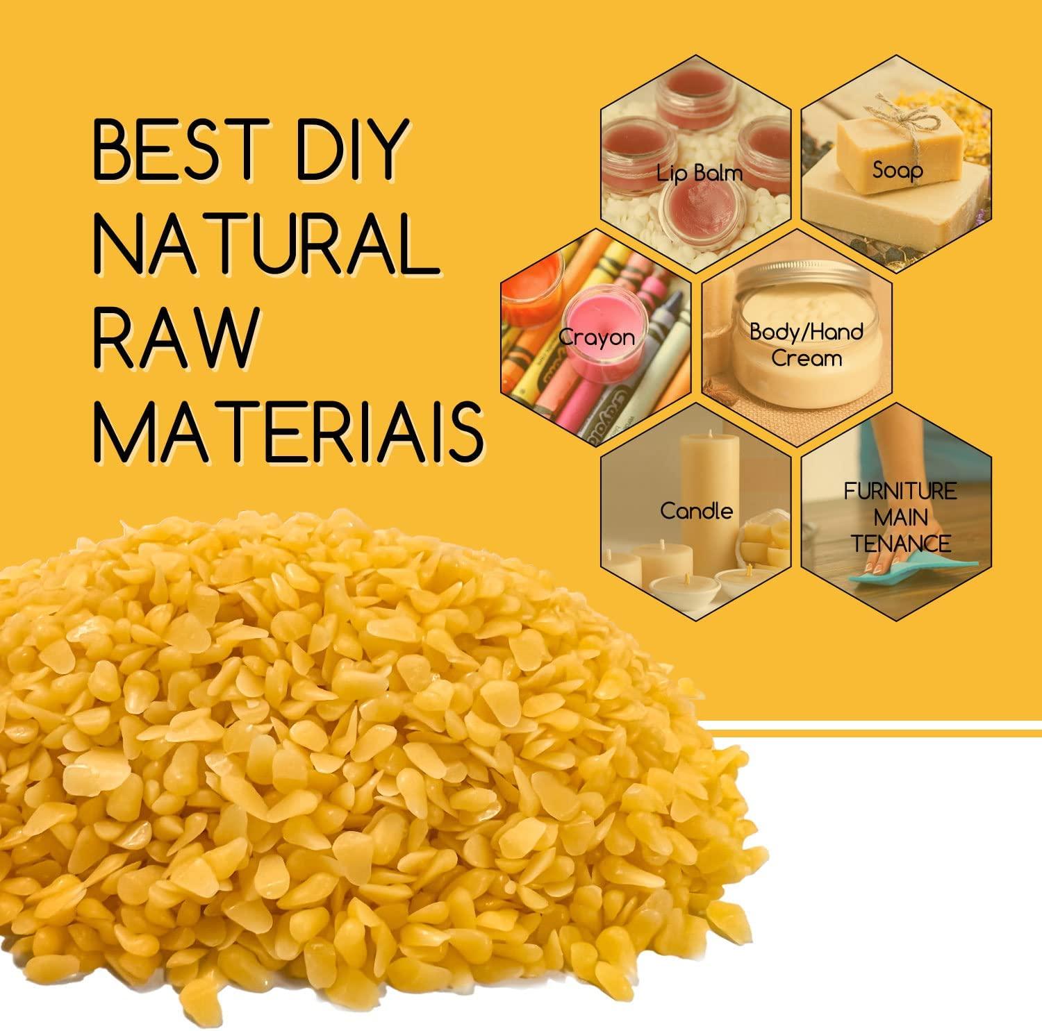 100% Pure Beeswax Raw Wax From Bees Natural Organic Beeswax for