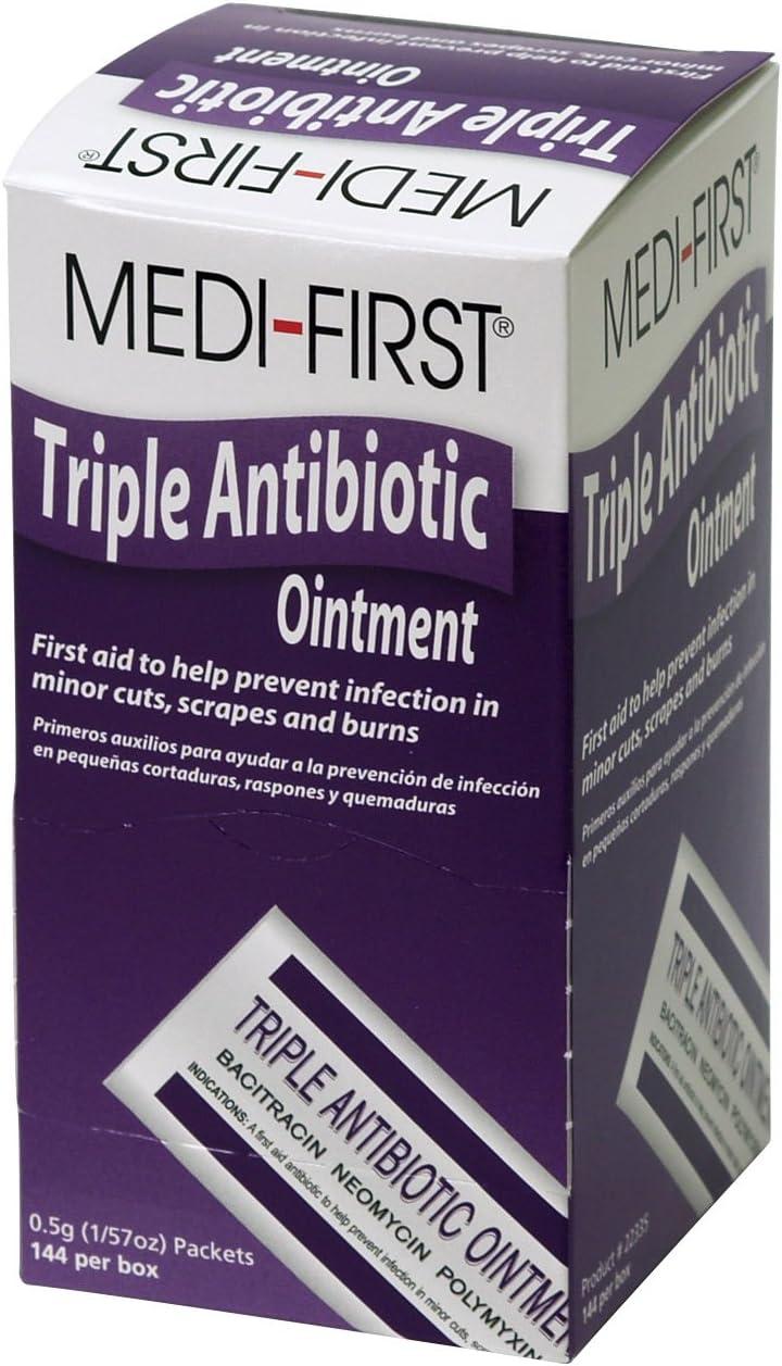Medique 22335 Triple Antibiotic Ointment .5g 144 Per Box