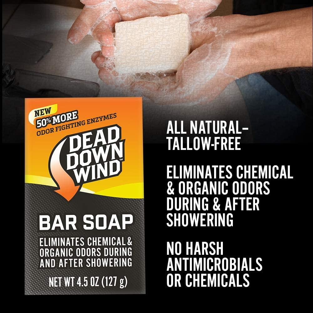 Dead Down Wind Bar Soap 4.5 Oz Bar Odor Eliminator, Hunting