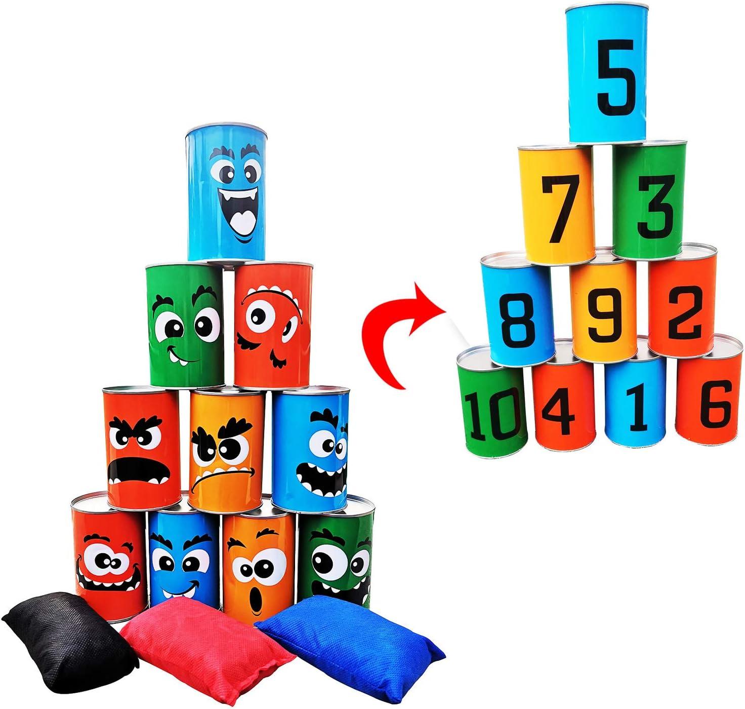 TUAHOO Indoor Outdoor Games for Adults and Kids Bowling Set Yard Games