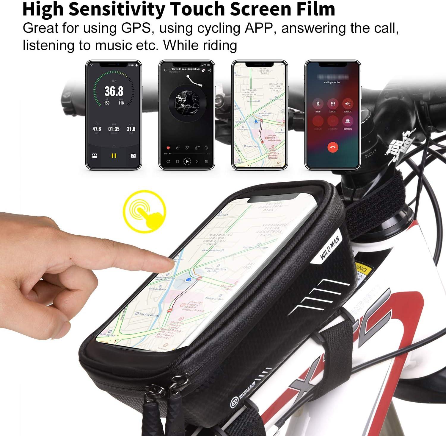 bike accessories phone holder and bag