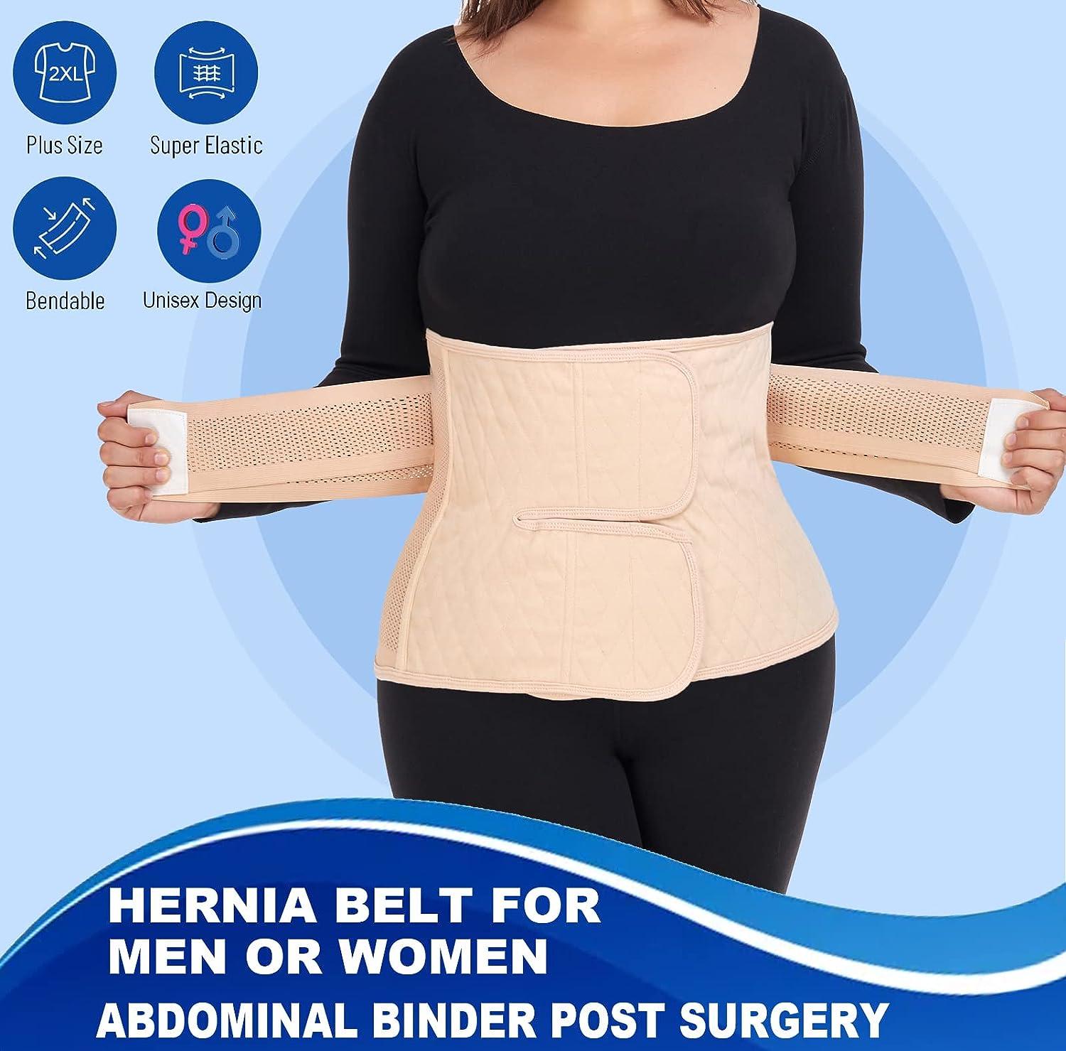 Moolida Abdominal Binder Post Surgery XXL Nude Wrap for Men and Women