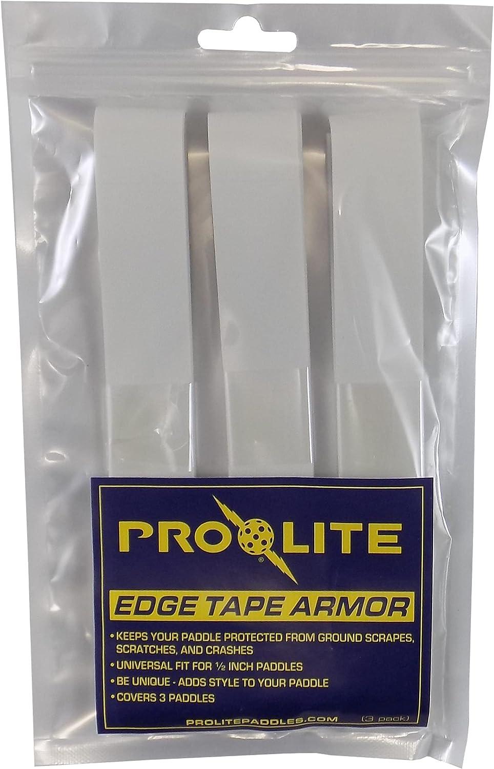PROLITE Pickleball Paddle Edge Tape Armor White 3Pack
