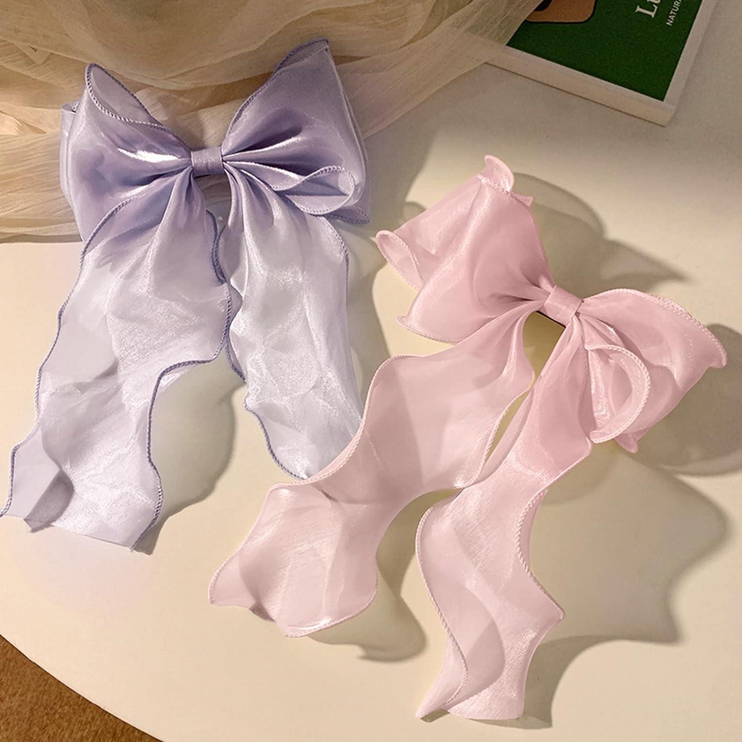 Sweet as Love Pink Organza Oversized Hair Bow