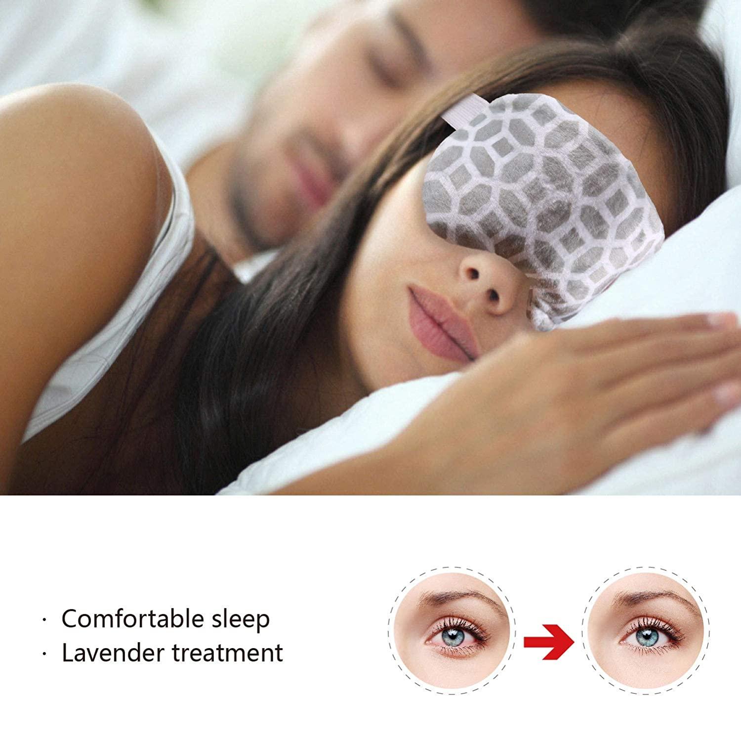 Heated/Ice Eye Mask Lavender & Flaxseed Sinus Pillow Relieve Dry Eyes
