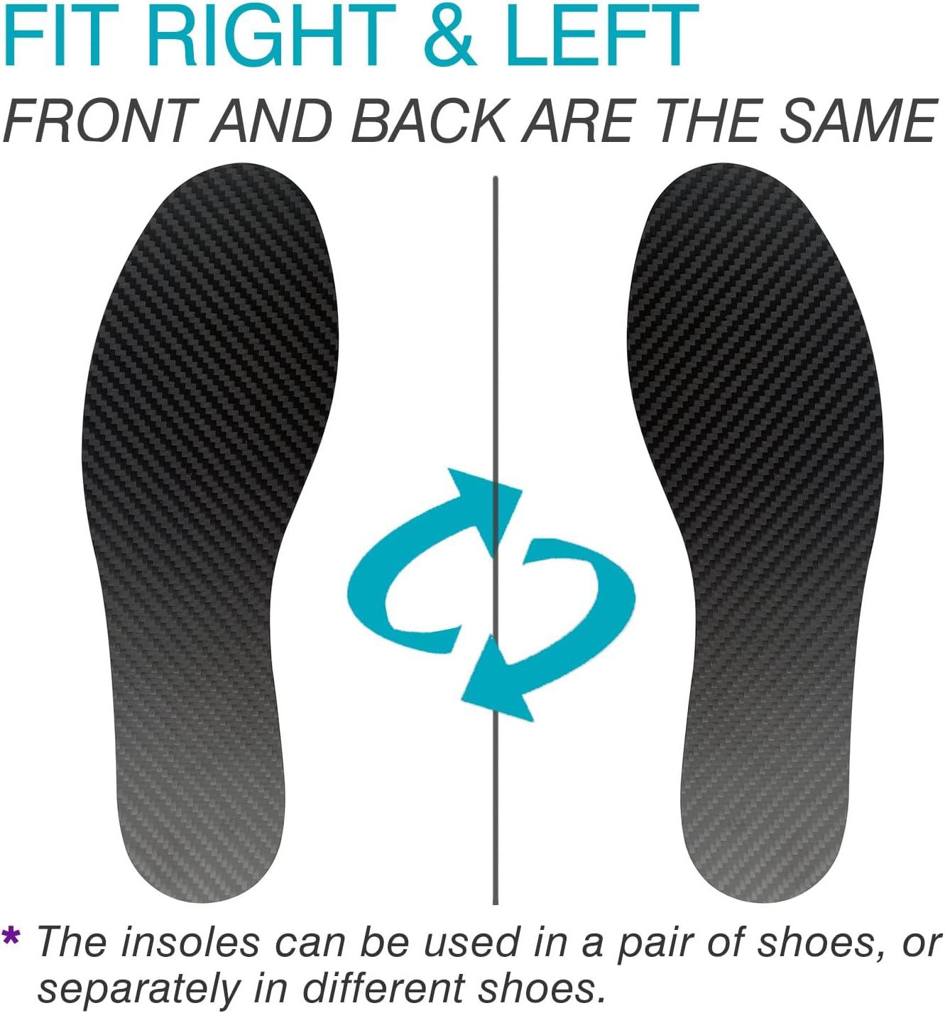 Carbon Fiber Shoe Inserts for Arthritis & Metatarsal Fractures 27.5cm