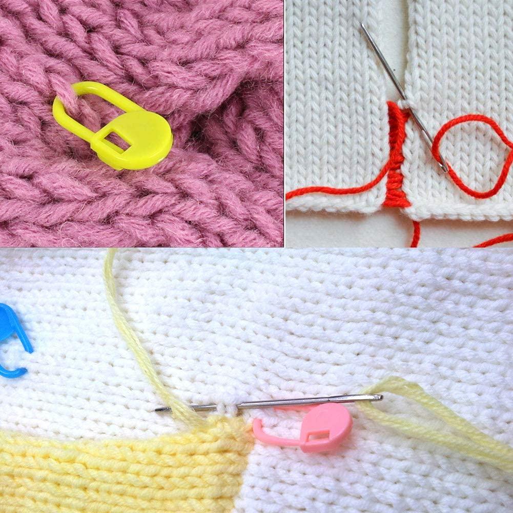 16 PCS Steel Latch Hooks Needle, Crochet Hook with Different Size.