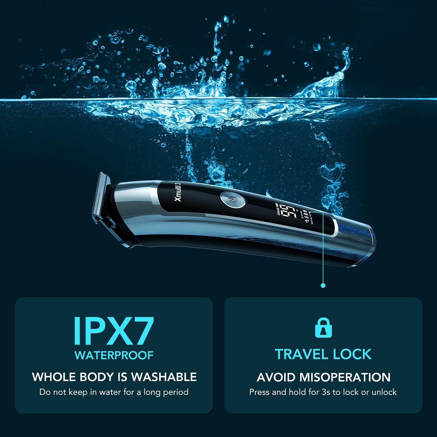 OPOVE Electric Beard Trimmer for Men, Allin1 MultiGrooming Hair Trimmer Kit, Manscape, Body