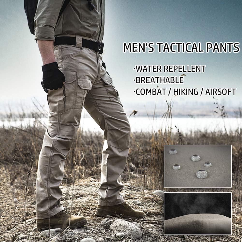 NAVEKULL Men's Outdoor Tactical Pants Rip Stop Lightweight