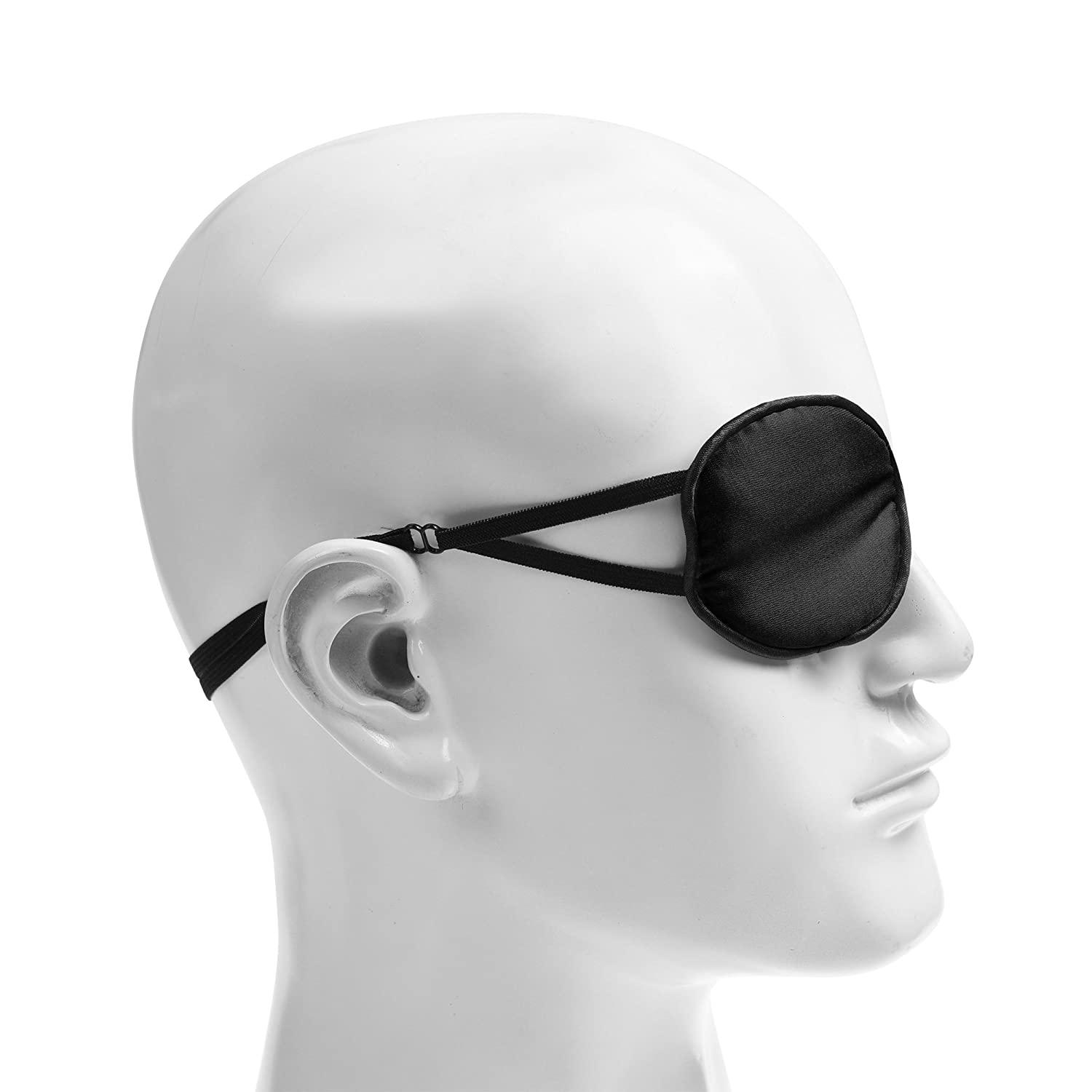 Beautyflier Pack of 4 Elastic Silk Eye Patch for Adults Lazy Eye