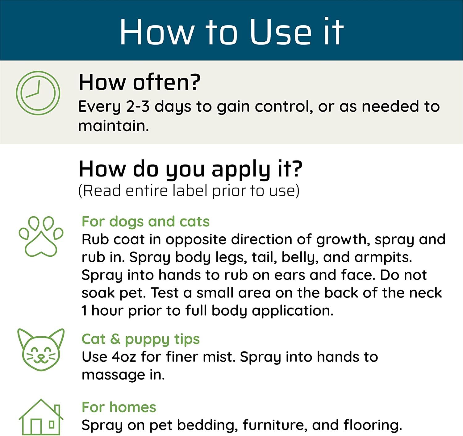 Wondercide Flea, Tick and Mosquito Spray for Dogs, Cats, and Home