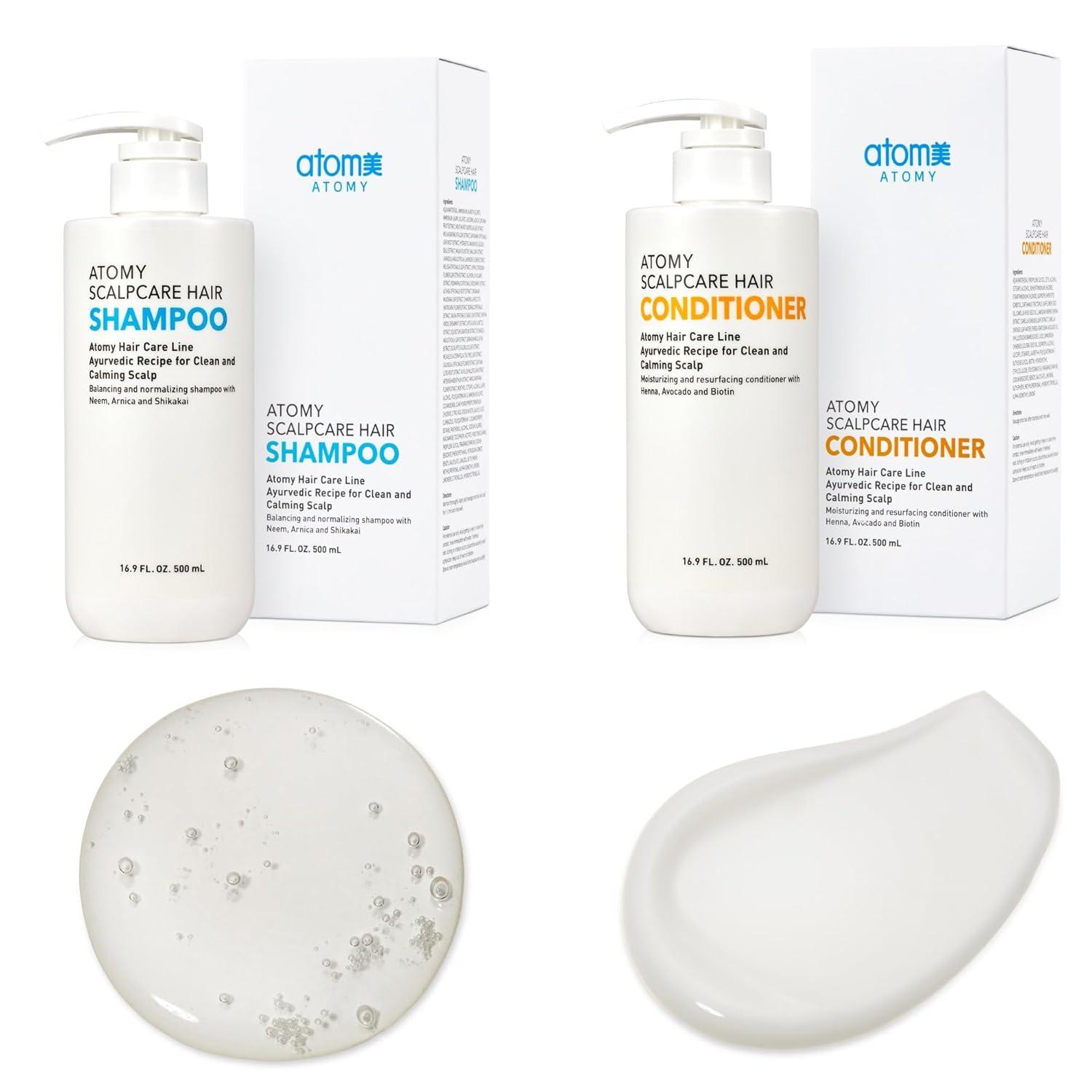 A.t.o.m.y. Shampoo & Conditioner Set - Korean Scalp Care for