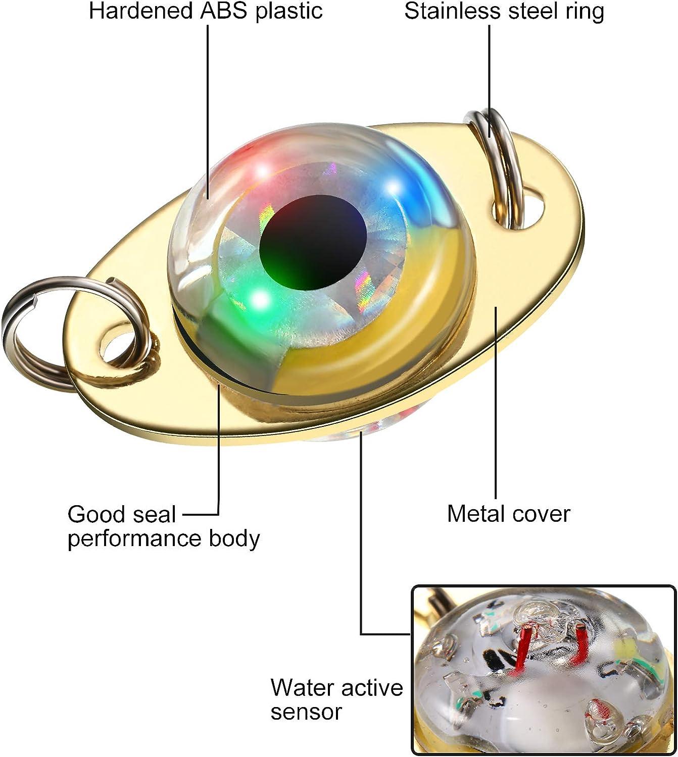 LED Fishing Lures Fishing Spoons Underwater Flasher Bass Halibut