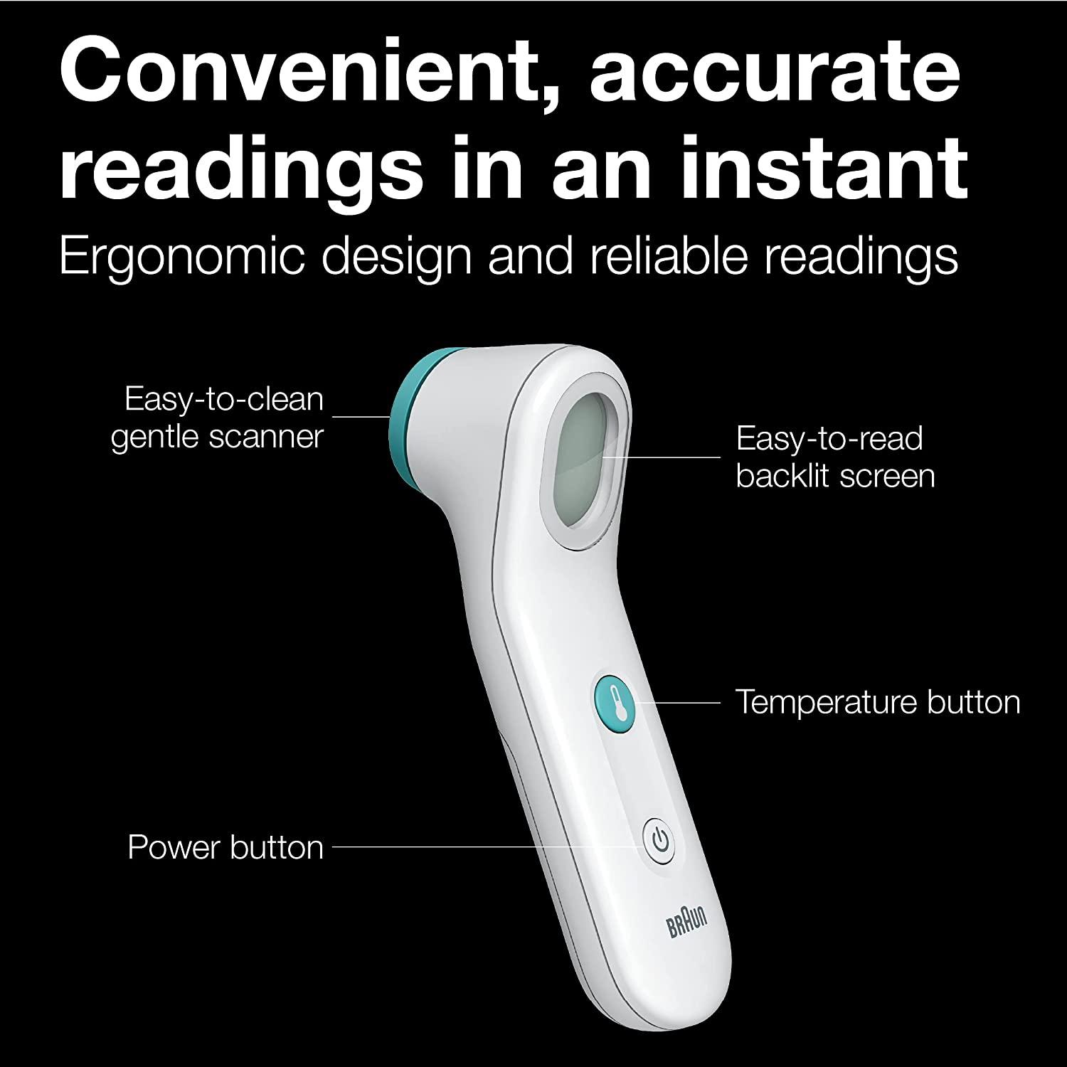 Braun Forehead Thermometer Digital Thermometer with Professional