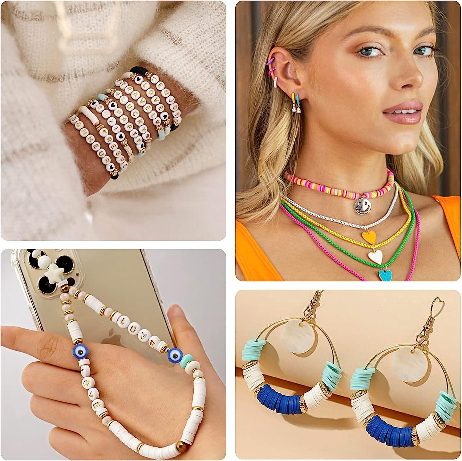 Bracelet Making Kit Bead Jewelry Pendant Set DIY Craft Girls Gifts for Kids  2022