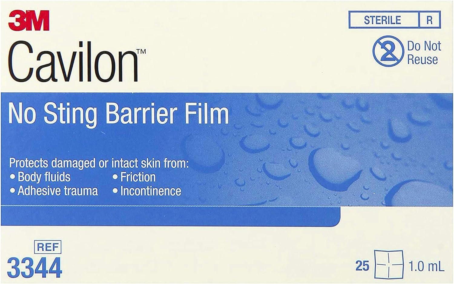 3M Cavilon Barrier Film Wipes 1.0 mL AlcoholFree, Sterile, No Sting