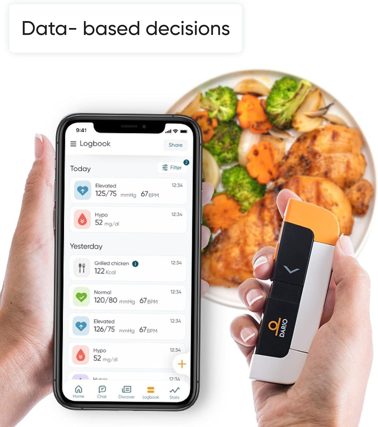 Dario Glucose Control Solution for Test Strips Levels 1 & 2 (2.5ml)