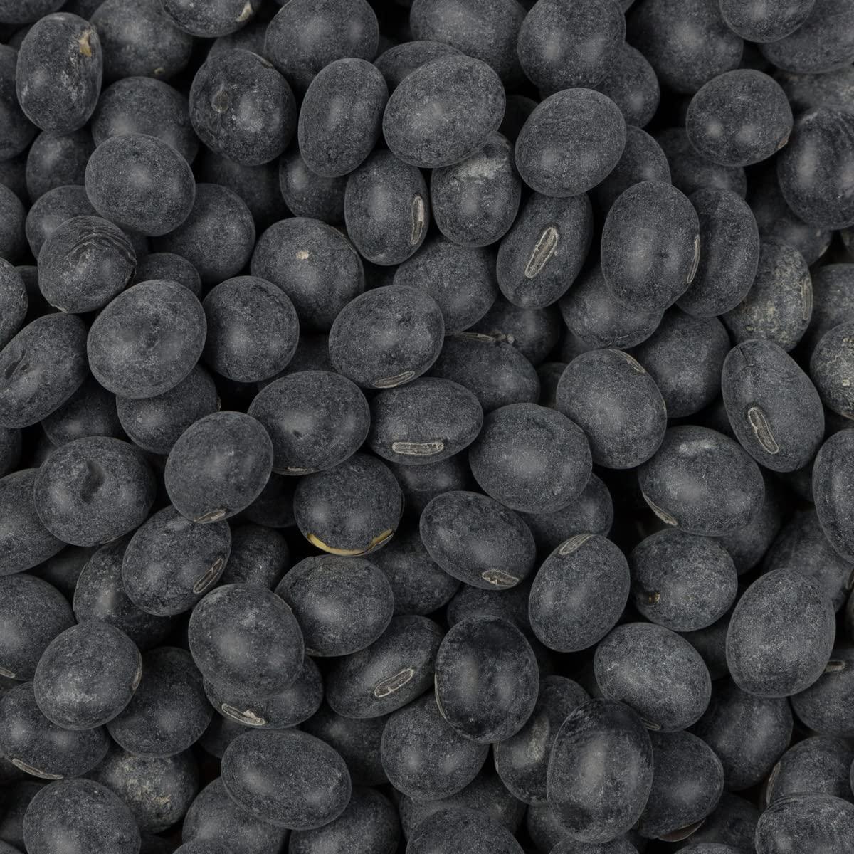 Organic NonGMO Black Soybeans (2 lbs) Identity Preserved, Keto